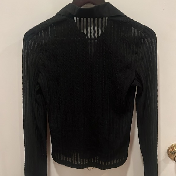 vintage prada y2k zip up shirt authentic - Picture 7 of 8